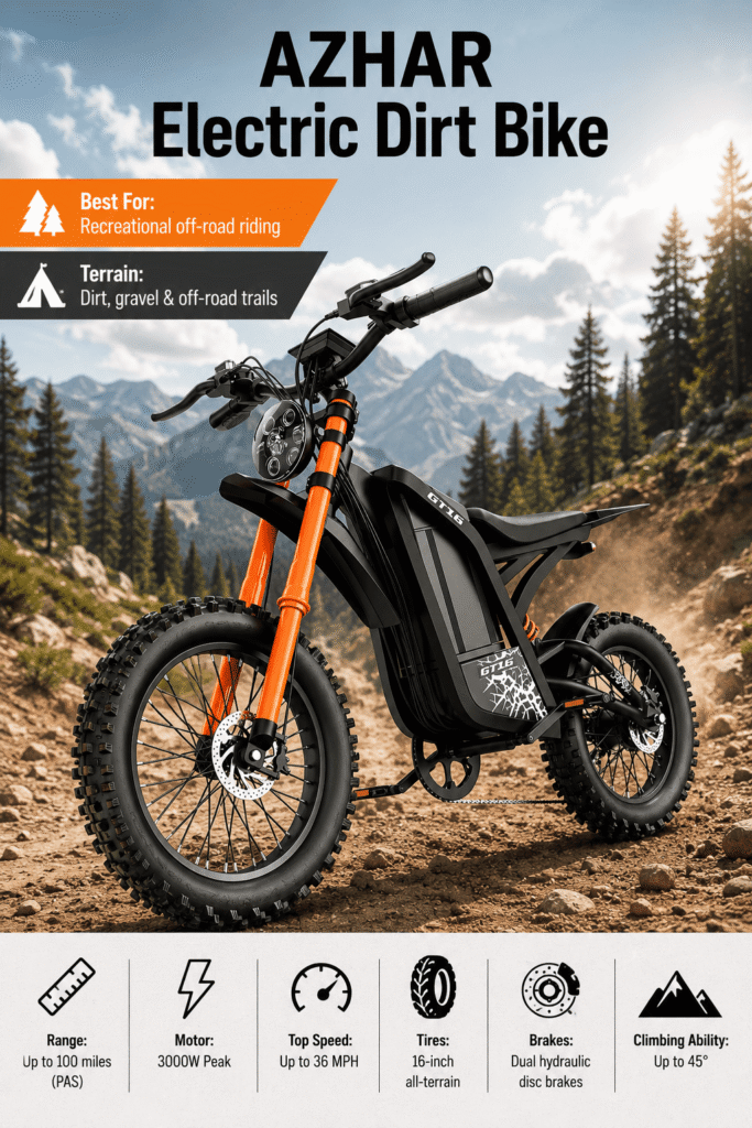 AZHAR Electric Dirt Bike