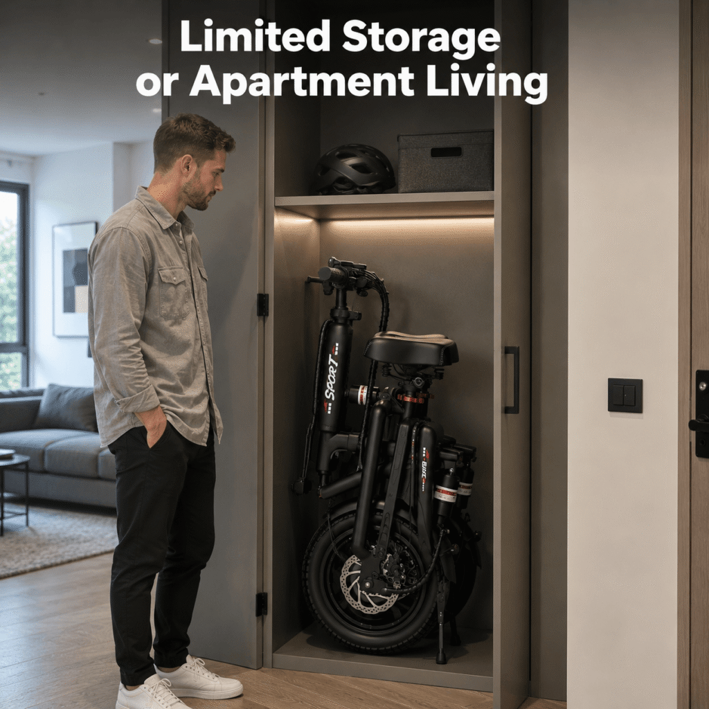 AZHAR Electric Bike - Limited Storage or Apartment Living